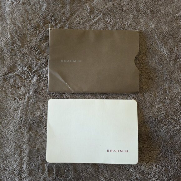 Brahmin Lauren Port Melbourne Oxblood Crocodile-Embossed Hobo Bag New - Picture 9 of 16